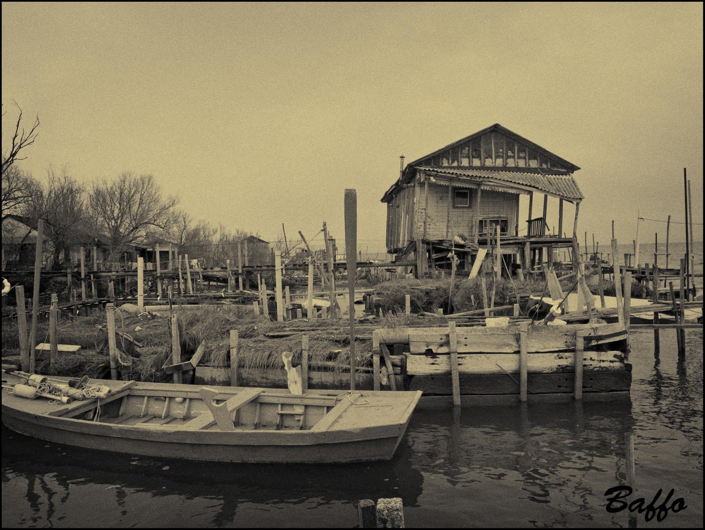 Antiche casere di antichi pescatori.